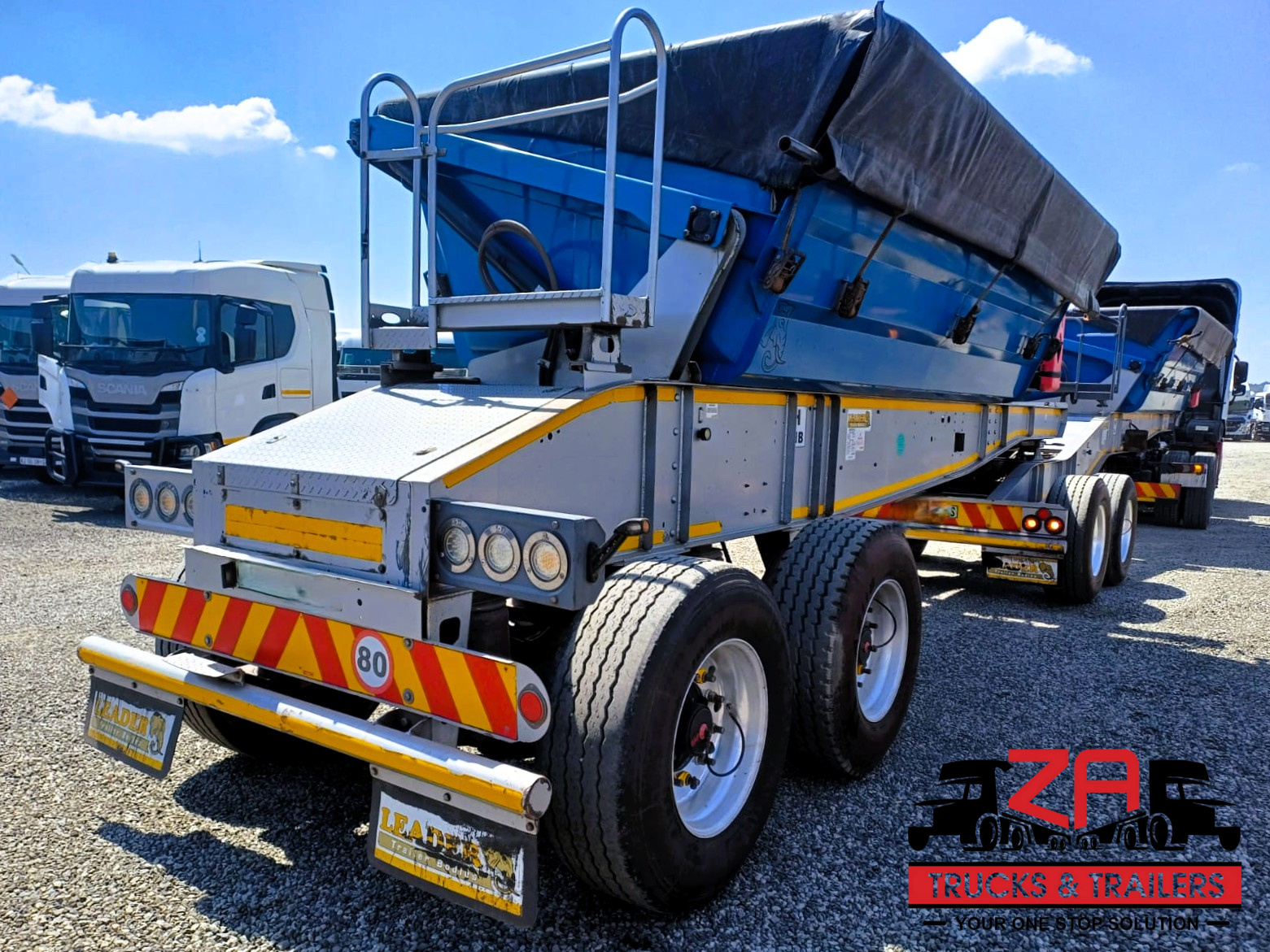 2023 LEADER 20 CUBE SIDE TIPPER TRAILER #53343